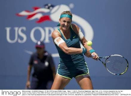 Sept. 7, 2015 - Flushing Meadows, New York, U.S - Victoria Azarenka during her match on Day Eight of the 2015 US Open with Varvara Lepchenko at the USTA Billie Jean King National Tennis Center on Monday September 8, 2015 in the Flushing neighborhood of the Queens borough of New York City. Azarenka vs. Lepchenko - ZUMAp124