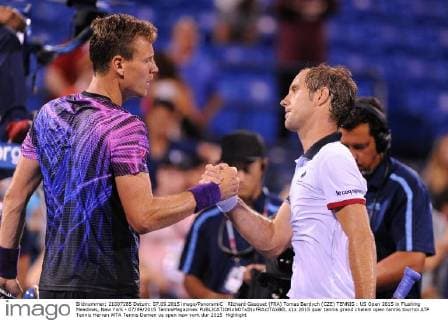RIchard Gasquet (FRA) Tomas Berdych (CZE) TENNIS : US Open 2015 in Flushing Meadows, New York - 07 09 2015 TennisMagazinex 
