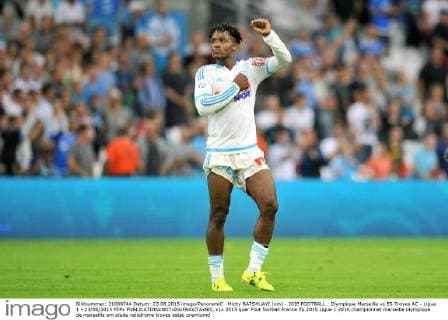 Michy BATSHUAYI (om) - JOIE FOOTBALL : Olympique Marseille vs ES Troyes AC - Ligue 1 - 23 08 2015 FEPx 
