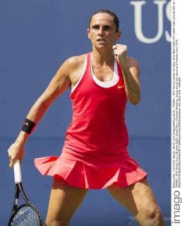 TENNIS - WTA Tennis Damen US Open 2015 NEW YORK CITY,NEW YORK,USA,08.SEP.15 - TENNIS - WTA World Tour, US Open 2015, Grand Slam, Flushing Meadows. Image shows the rejoicing of Roberta Vinci (ITA). GEPAxpictures xMatthiasxHauer