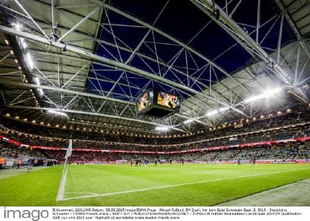 Aktuell Fußball, EM Quali, Vor dem Spiel Schweden Sept. 8, 2015 - Stockholm, Schweden - 150908 Friends Arena SWE - AUT  - ZUMAb138