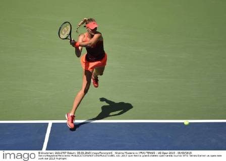 Kristina Mladenovic (FRA) TENNIS : US Open 2015 - 08 09 2015 TennisMagazine Panoramic 