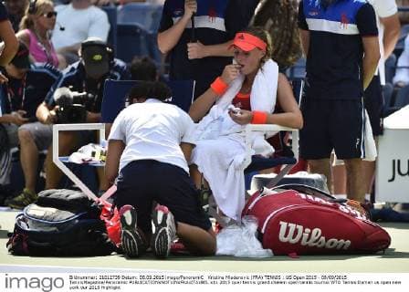 Kristina Mladenovic (FRA) TENNIS : US Open 2015 - 08 09 2015 TennisMagazine Panoramic 