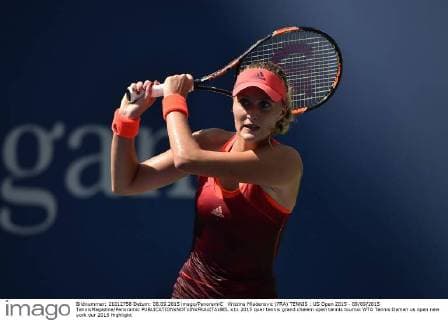 Kristina Mladenovic (FRA) TENNIS : US Open 2015 - 08 09 2015 TennisMagazine Panoramic 