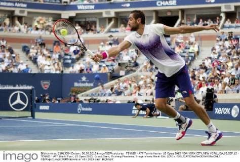 TENNIS - ATP Tennis Herren US Open 2015 NEW YORK CITY,NEW YORK,USA,08.SEP.15 - TENNIS - ATP World Tour, US Open 2015, Grand Slam, Flushing Meadows. Image shows Marin Cilic (CRO). GEPAxpictures xMatthiasxHauer