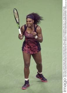 Sept. 8, 2015 - Flushing Meadows, New York, U.S - Serena Williams during her match on Day Nine of the 2015 US Open with Venus Williams at the USTA Billie Jean King National Tennis Center on Tuesday September 8, 2015 in the Flushing neighborhood of the Queens borough of New York City. S. Williams vs. V. Williams - ZUMAp124