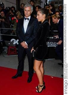. 08 09 2015. Royal Opera House London, United Kingdom. Jose Mourinho and daughter Matilde arrive at the GQ Men of the Year Awards 2015.  xChrisxJosephx xixImagesx IIM-10970-0052