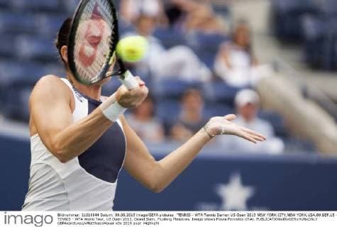 TENNIS - WTA Tennis Damen US Open 2015 NEW YORK CITY,NEW YORK,USA,09.SEP.15 - TENNIS - WTA World Tour, US Open 2015, Grand Slam, Flushing Meadows. Image shows Flavia Pennetta (ITA). GEPAxpictures xMatthiasxHauer