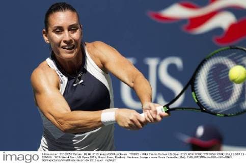 TENNIS - WTA Tennis Damen US Open 2015 NEW YORK CITY,NEW YORK,USA,09.SEP.15 - TENNIS - WTA World Tour, US Open 2015, Grand Slam, Flushing Meadows. Image shows Flavia Pennetta (ITA). GEPAxpictures xMatthiasxHauer