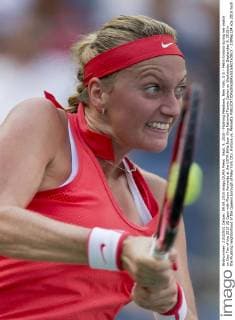 Sept. 9, 2015 - Flushing Meadows, New York, U.S - Petra Kvitova during her match on Day Ten of the 2015 US Open with Flavia Pennetta at the USTA Billie Jean King National Tennis Center on Wednesday September 9, 2015 in the Flushing neighborhood of the Queens borough of New York City. Kvitova vs. Pennetta - ZUMAp124