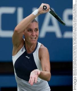 Flavia Pennetta (ITA) Tennis - US Open 2015 - Grand Slam ITF ATP Tennis Herren WTA Tennis Damen - Flushing Meadows - New York - New York - USA - 9 September 2015. Juergen Hasenkopf