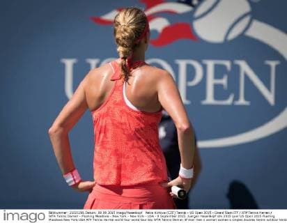 Petra Kvitova (CZE) Tennis - US Open 2015 - Grand Slam ITF ATP Tennis Herren WTA Tennis Damen - Flushing Meadows - New York - New York - USA - 9 September 2015. Juergen Hasenkopf