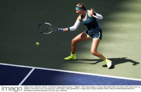 TENNIS - WTA Tennis Damen US Open 2015 NEW YORK CITY,NEW YORK,USA,09.SEP.15 - TENNIS - WTA World Tour, US Open 2015, Grand Slam, Flushing Meadows. Image shows Victoria Azarenka (BLR). GEPAxpictures xMatthiasxHauer