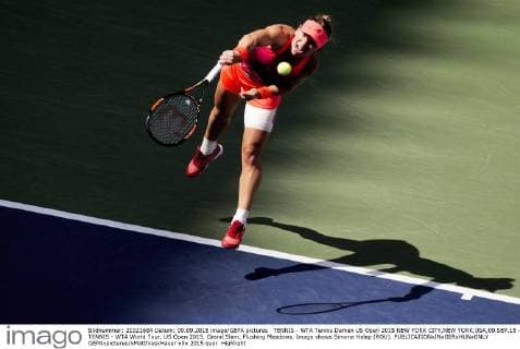 TENNIS - WTA Tennis Damen US Open 2015 NEW YORK CITY,NEW YORK,USA,09.SEP.15 - TENNIS - WTA World Tour, US Open 2015, Grand Slam, Flushing Meadows. Image shows Simona Halep (ROU). GEPAxpictures xMatthiasxHauer