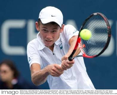 Alex De Minaur (AUS) Junior BS Tennis - US Open 2015 - Grand Slam ITF ATP Tennis Herren WTA Tennis Damen - Flushing Meadows - New York - New York - USA - 9 September 2015. Juergen Hasenkopf