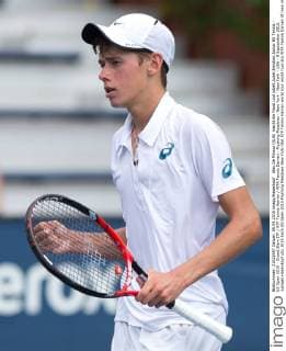 Alex De Minaur (AUS) macht die Faust und jubelt,Jubel,Emotion,Junior BS Tennis - US Open 2015 - Grand Slam ITF ATP Tennis Herren WTA Tennis Damen - Flushing Meadows - New York - New York - USA - 9 September 2015. Juergen Hasenkopf