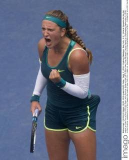 Sept. 9, 2015 - Flushing Meadows, New York, U.S - Victoria Azarenka during her match on Day Ten of the 2015 US Open with Simona Halep at the USTA Billie Jean King National Tennis Center on Wednesday September 9, 2015 in the Flushing neighborhood of the Queens borough of New York City. Halep vs. Azarenka - ZUMAp124