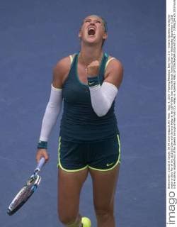 Sept. 9, 2015 - Flushing Meadows, New York, U.S - Victoria Azarenka during her match on Day Ten of the 2015 US Open with Simona Halep at the USTA Billie Jean King National Tennis Center on Wednesday September 9, 2015 in the Flushing neighborhood of the Queens borough of New York City. Halep vs. Azarenka - ZUMAp124