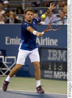 Stan Wawrinka (SUI) Tennis - US Open 2015 - Grand Slam ITF ATP Tennis Herren WTA Tennis Damen - Flushing Meadows - New York - New York - USA - 9 September 2015. Juergen Hasenkopf