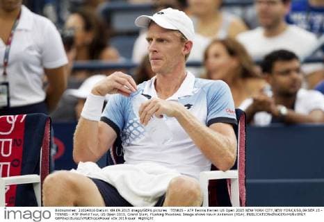 TENNIS - ATP Tennis Herren US Open 2015 NEW YORK CITY,NEW YORK,USA,09.SEP.15 - TENNIS - ATP World Tour, US Open 2015, Grand Slam, Flushing Meadows. Image shows Kevin Anderson (RSA). GEPAxpictures xMatthiasxHauer