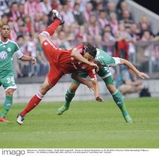 Daniel van Buyten fotografiert am 30.08.2009 in München Fußball Bundesliga FC Bayern München - VFL Wolfsburg
