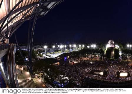 Stadium Arthur Ashe - Flushing Meadows TENNIS : US Open 2015 - 08 09 2015 TennisMagazine Panoramic 