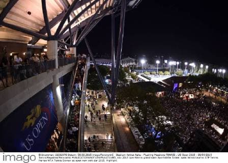 Stadium Arthur Ashe - Flushing Meadows TENNIS : US Open 2015 - 08 09 2015 TennisMagazine Panoramic 