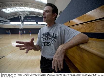 San Juan, 03.09.2015 - Basketball 2015 - Nationalteam - Training - Puerto Rico - el coach, Rick Pitino.TERESA.CANINO@GFRMEDIA.COM. Latino News - Sept. 3, 2015  - ZUMAd69_