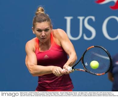 Simona Halep (ROU) Tennis - US Open 2015 - Grand Slam ITF ATP Tennis Herren WTA Tennis Damen - Flushing Meadows - New York - New York - USA - 11 September 2015.