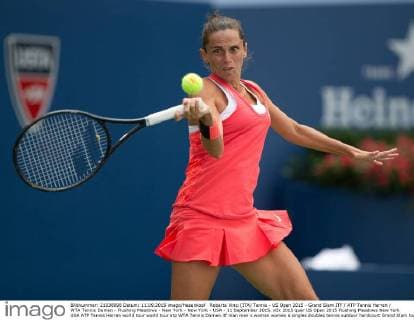 Roberta Vinci (ITA) Tennis - US Open 2015 - Grand Slam ITF ATP Tennis Herren WTA Tennis Damen - Flushing Meadows - New York - New York - USA - 11 September 2015.