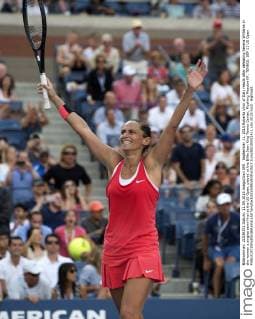 September 11, 2015 Roberta Vinci of Italy reacts after defeating Serena Williams in the women s singles semi-final at the US Open, played at the Billie Jean King Tennis Center, Flushing Meadow NY. TENNIS: SEP 11 US Open Icon250150911411 EDITORIAL USE ONLY