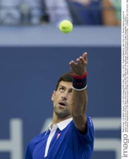 Sept. 11, 2015 - Flushing Meadows, New York, U.S - Novak Djokovic during his match on Day 12 of the 2015 US Open with Marin Cilic at the USTA Billie Jean King National Tennis Center on Friday September 11, 2015 in the Flushing neighborhood of the Queens borough of New York City. Djokovic vs. Cilic - ZUMAp124