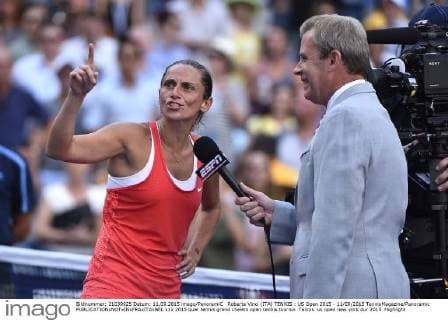 Roberta Vinci (ITA) TENNIS : US Open 2015 - 11 09 2015 TennisMagazine Panoramic 