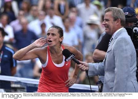 Roberta Vinci (ITA) TENNIS : US Open 2015 - 11 09 2015 TennisMagazine Panoramic 
