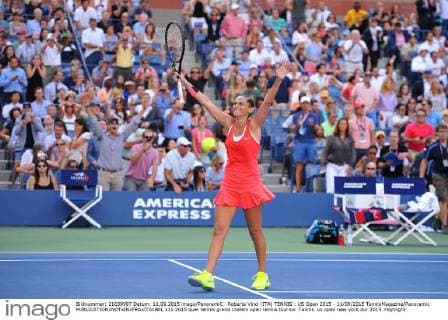 Roberta Vinci (ITA) TENNIS : US Open 2015 - 11 09 2015 TennisMagazine Panoramic 