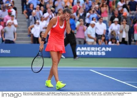 Roberta Vinci (ITA) TENNIS : US Open 2015 - 11 09 2015 TennisMagazine Panoramic 