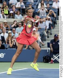 September 11, 2015 Roberta Vinci of Italy in action during the women s singles semi-final at the US Open, played at the Billie Jean King Tennis Center, Flushing Meadow NY. TENNIS: SEP 11 US Open Icon250150911406 EDITORIAL USE ONLY