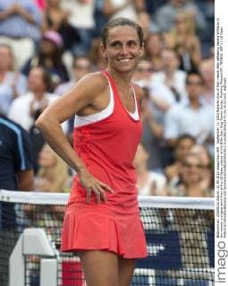 September 11, 2015 Roberta Vinci of Italy reacts after defeating Serena Williams in the women s singles semi-final at the US Open, played at the Billie Jean King Tennis Center, Flushing Meadow NY. TENNIS: SEP 11 US Open Icon250150911470 EDITORIAL USE ONLY