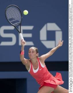 Sept. 11, 2015 - Flushing Meadows, New York, U.S - Roberta Vinci during her match on Day 12 of the 2015 US Open with Serena Williams at the USTA Billie Jean King National Tennis Center on Friday September 11, 2015 in the Flushing neighborhood of the Queens borough of New York City. US Open 2015 : Williams Grand Slam Ended by Unseeded Italian - ZUMAp124