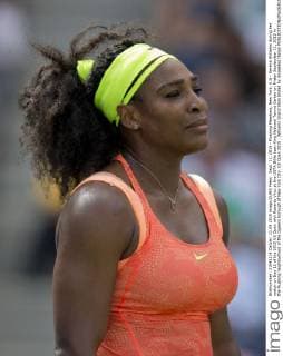 Sept. 11, 2015 - Flushing Meadows, New York, U.S - Serena Williams during her match on Day 12 of the 2015 US Open with Roberta Vinci at the USTA Billie Jean King National Tennis Center on Friday September 11, 2015 in the Flushing neighborhood of the Queens borough of New York City. US Open 2015 : Williams Grand Slam Ended by Unseeded Italian - ZUMAp124