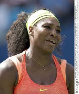 Sept. 11, 2015 - Flushing Meadows, New York, U.S - Serena Williams during her match on Day 12 of the 2015 US Open with Roberta Vinci at the USTA Billie Jean King National Tennis Center on Friday September 11, 2015 in the Flushing neighborhood of the Queens borough of New York City. US Open 2015 : Williams Grand Slam Ended by Unseeded Italian - ZUMAp124