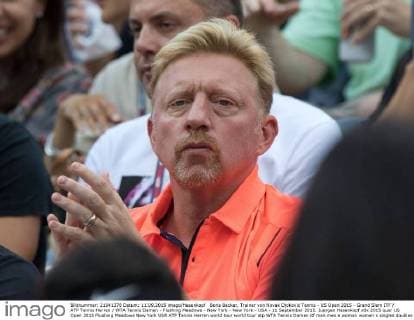 Boris Becker, Trainer von Novak Djokovic Tennis - US Open 2015 - Grand Slam ITF ATP Tennis Herren WTA Tennis Damen - Flushing Meadows - New York - New York - USA - 11 September 2015. Juergen Hasenkopf