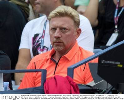 Boris Becker, Trainer von Novak Djokovic Tennis - US Open 2015 - Grand Slam ITF ATP Tennis Herren WTA Tennis Damen - Flushing Meadows - New York - New York - USA - 11 September 2015. Juergen Hasenkopf