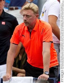 Boris Becker, Trainer von Novak Djokovic Tennis - US Open 2015 - Grand Slam ITF ATP Tennis Herren WTA Tennis Damen - Flushing Meadows - New York - New York - USA - 11 September 2015. Juergen Hasenkopf