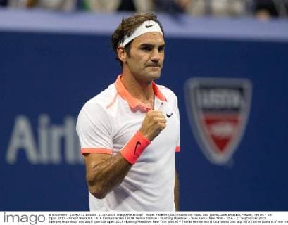 Roger Federer (SUI) macht die Faust und jubelt,Jubel,Emotion,Freude, Tennis - US Open 2015 - Grand Slam ITF ATP Tennis Herren WTA Tennis Damen - Flushing Meadows - New York - New York - USA - 11 September 2015. Juergen Hasenkopf