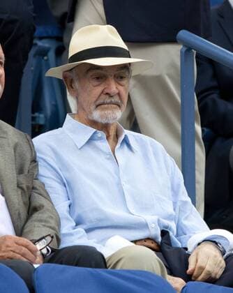 US Open ,Sir Sean Connery,VIP Gast in der Ehrenloge, Tennis - US Open 2015 - Grand Slam ITF ATP Tennis Herren WTA Tennis Damen - Flushing Meadows - New York - New York - USA - 11 September 2015. Juergen Hasenkopf