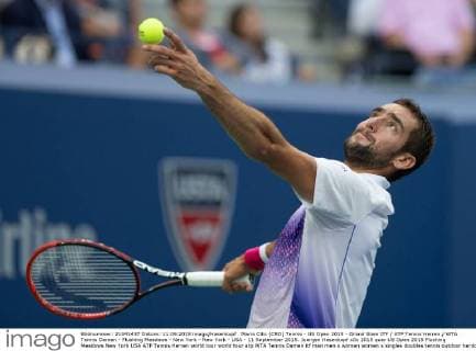 Marin Cilic (CRO) Tennis - US Open 2015 - Grand Slam ITF ATP Tennis Herren WTA Tennis Damen - Flushing Meadows - New York - New York - USA - 11 September 2015. Juergen Hasenkopf