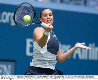 Flavia Pennetta (ITA) Tennis - US Open 2015 - Grand Slam ITF ATP Tennis Herren WTA Tennis Damen - Flushing Meadows - New York - New York - USA - 12 September 2015. Juergen Hasenkopf