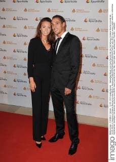 Sebastian Bayer und Julia Rausch bei der Verleihung Goldene Sportpyramide am 12.09.2015 in Hamburg Goldene Sportpyramdie 2015 in Hamburg 