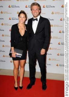 Moritz Fürste und seine Ehefrau Stephanie bei der Verleihung Goldene Sportpyramide am 12.09.2015 in Hamburg Goldene Sportpyramdie 2015 in Hamburg 